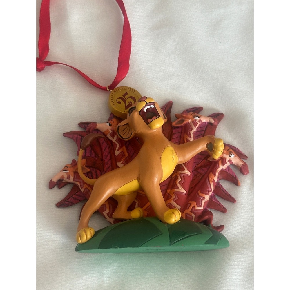 Disney The Lion King 25th Anniversary Simba Zazu Legacy Sketchbook Ornament‎
